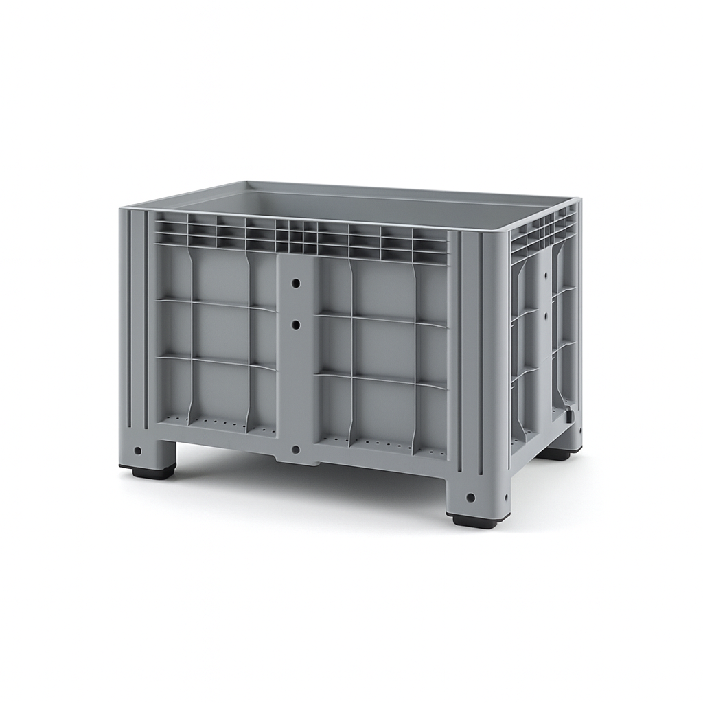 Plastic IBOX Container 1200х800 (solid, with legs)