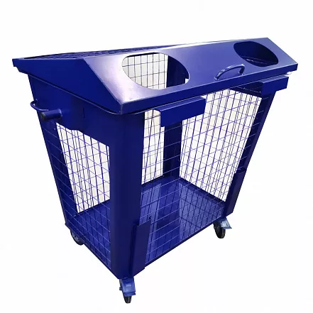 Mesh waste bins