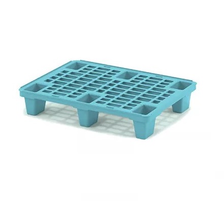 Light perforated plastic pallet 800х600 with legs